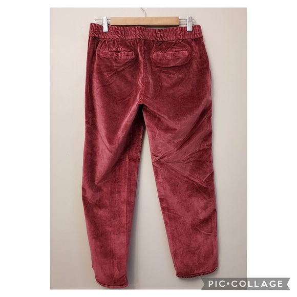 Madewell Rouge Velvet Jogger Track Pant Size Small Athleisure - Picture 4 of 11
